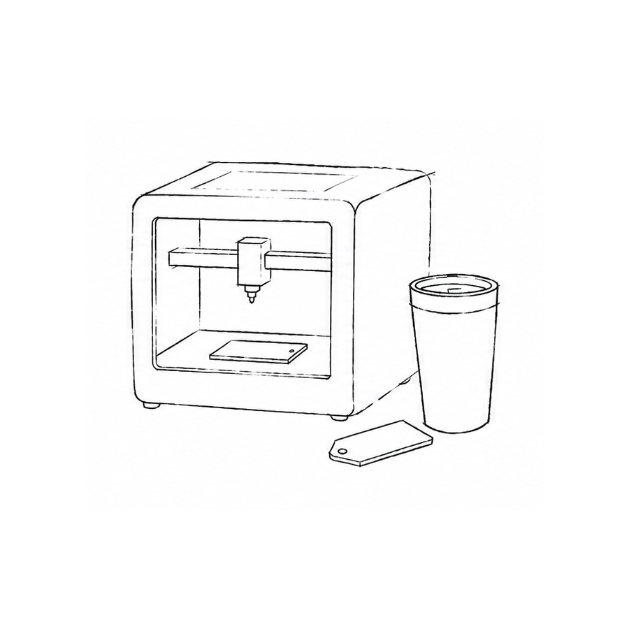 Live laser engraving charcoal sketch